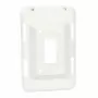 Suporte de parede Cambium PL-SNWLGNGB-WW para caixa de encastrar simples, branco