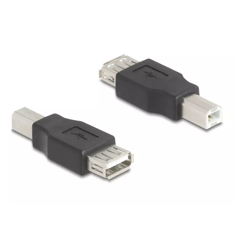 Adaptador de cabo DeLOCK 67199 USB Type-B para Type-A preto