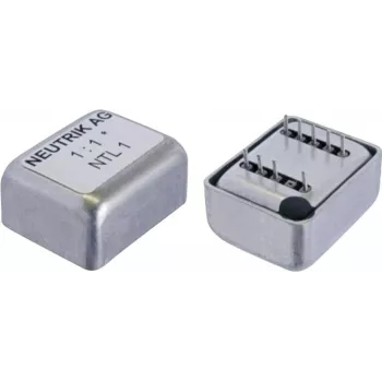 Transformador de áudio Neutrik NTE10/2 50000 Ohm 1,2V