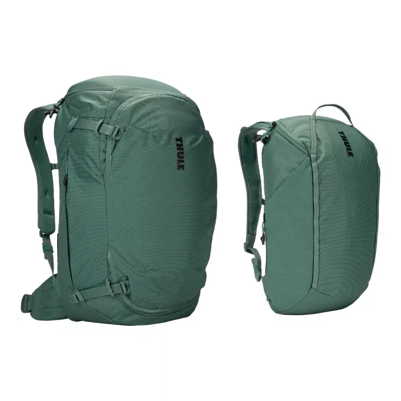 Mochila de viagem Thule 5314 Landmark 60L unissexo verde-nevoeiro