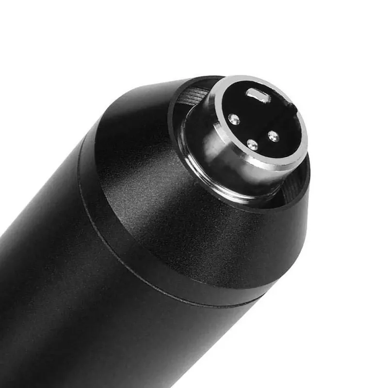 Microfone para PC MEDIA-TECH MT397S — com fios, entrada XLR, 20–20000 Hz, 150 Ω, -32 dB, cabo de 2,4 m, suporte de mesa, preto