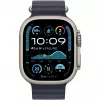 Pulseira oceano navy 49 mm - acabamento titânio natural
