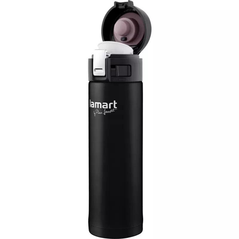 Copo térmico LAMART LT4045 400 ml aço inoxidável copo de viagem com isolamento a vácuo, Ø 6,4 cm
