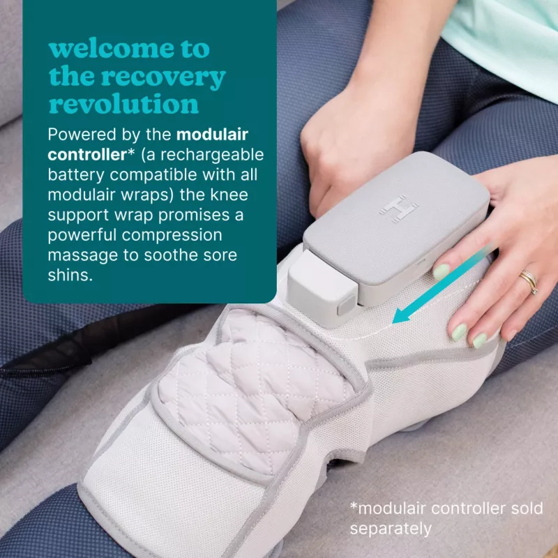 Joelheira ajustável HoMedics SR-CMK10H — termoterapia para dores no joelho, ajuste regulável