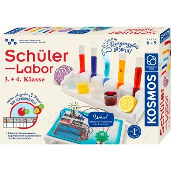 Kosmos Laboratório escolar 3.º e 4.º ano, Kit de experiências, Química, 8 ano(s), Multicolor