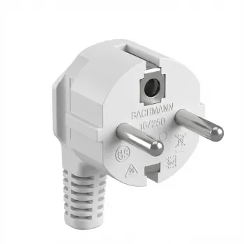 Ficha de rede tipo F Bachmann 910.200 branco