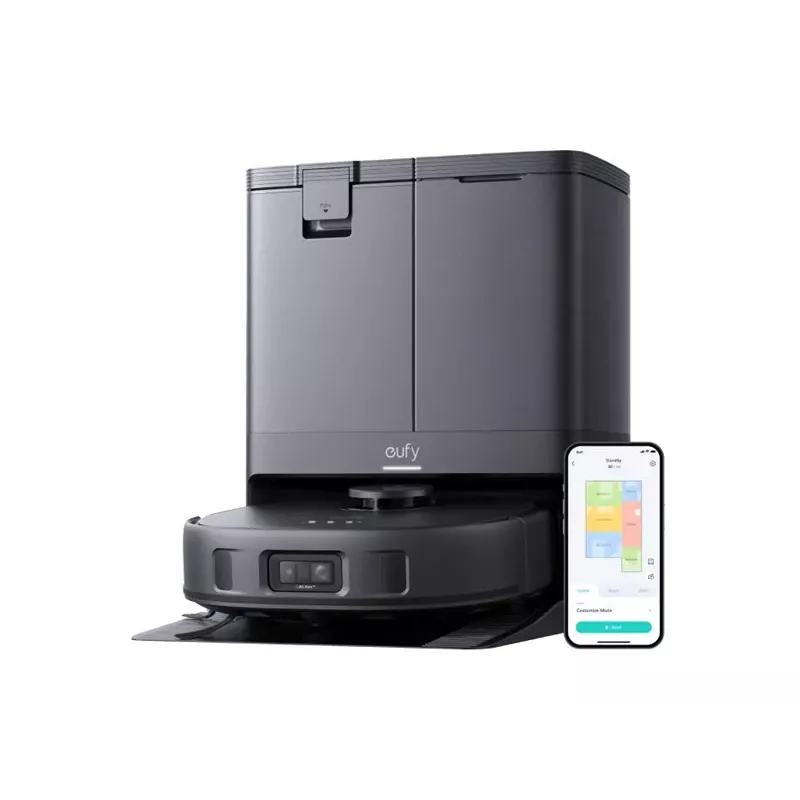 Anker Eufy | robô aspirador | X10 Pro Omni | húmido e seco | duração de funcionamento (máx.) 180 min | 5200 mAh | capacidade do depósito 2,5 L | 8000 Pa | preto