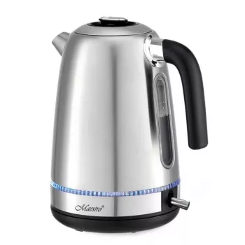 Maestro MR-050 chaleira com iluminação, prateado 1,7 L
