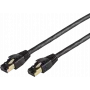 Cabo de rede shiverpeaks BS08-41155 preto 1,5 m Cat8 F/FTP (FFTP) (BS08-41155)