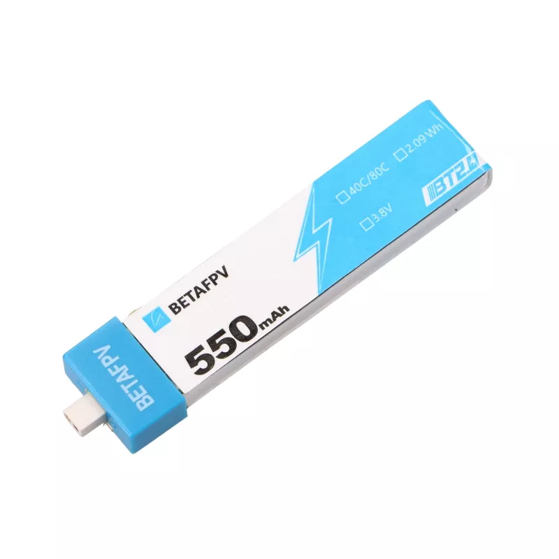 Conjunto de baterias para drone BetaFPV BT2.0 1S pack de 4, 550mAh, 3,8V