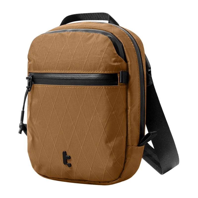 Bolsa de viagem Tomtoc Aviator-T37 com alça de ombro, tecido X-Pac, castanho