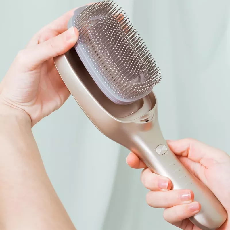 Escova de cuidados capilares CECOTEC HairCare Revitalize Champagne A01_EU01_100152