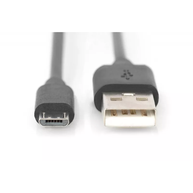 Cabo de ligação USB Digitus USB 2.0 A Micro B 1 m