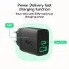 Carregador Green Cell PowerSource Duo30 – 1× USB-A, 1× USB-C, 3A