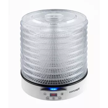 Desidratador Concept Solution SO2020, 500 W, visor LED, prateado, 220–240 V, 3,3 cm de diâmetro do tubo