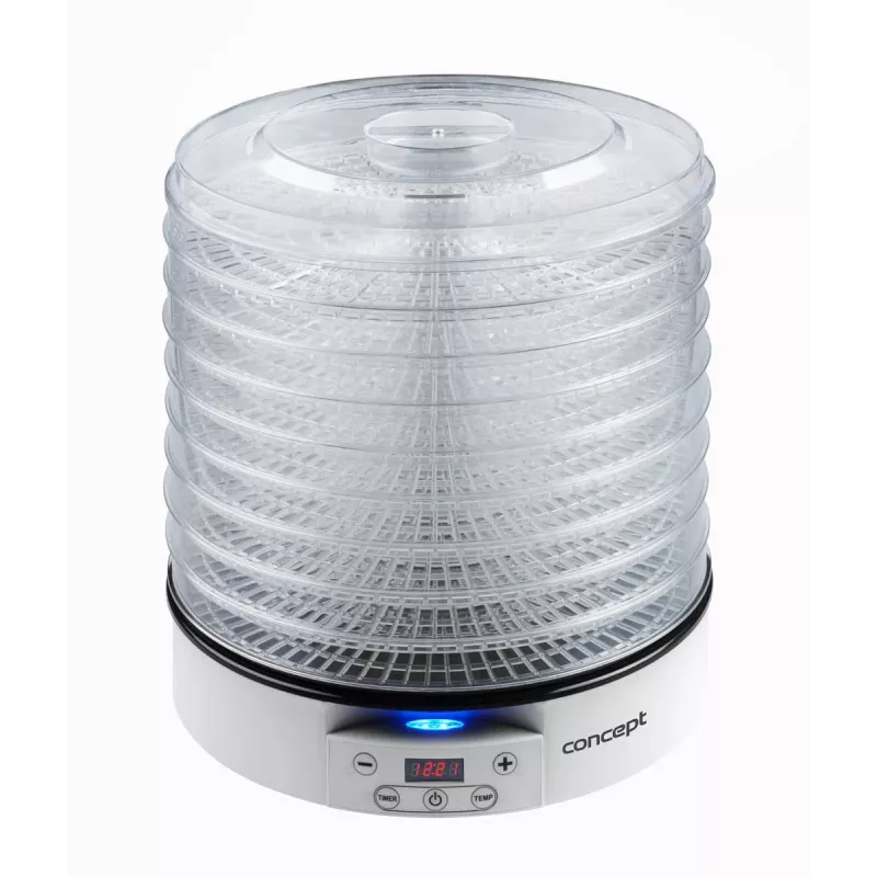 Desidratador Concept Solution SO2020, 500 W, visor LED, prateado, 220–240 V, 3,3 cm de diâmetro do tubo