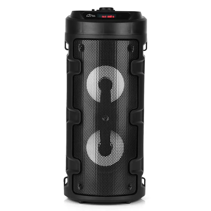 Media-tech Partybox Keg Bt - Altifalante Bluetooth estéreo compacto com rádio FM, leitor MP3 MT3165