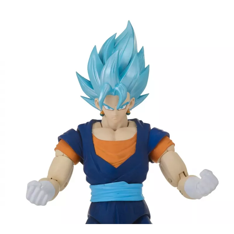 Figura de ação Bandai Dragon Stars Super Saiyan Blue Vegito, articulada, colecionável (DS35868)