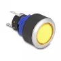 Botão de pressão DeLOCK 22050 preto azul prateado amarelo 230V 3A