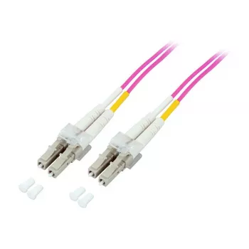 Cabo de rede de fibra ótica duplex OM4 (multimodo, 50/125) LC/LC, 10 m, Good Connections® (LW-810LC4)