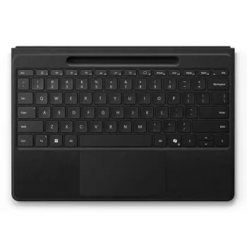 Teclado com capa Microsoft Surface Pro Flex – layout alemão, Bluetooth, bateria integrada, preto, compatível com Surface Pro 11/10/9/8
