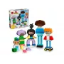 Brinquedo de construção LEGO DUPLO 10423 conjunto de pessoas para construir, 71 peças, a partir de 3 anos, figuras 260 mm de altura