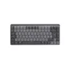 Logitech Master Series MX Mechanical Mini - Teclado - retroiluminado - Sem fios - Bluetooth LE - QWERTY - Nórdico (Dinamarquês/Finlandês/Norueguês/Sueco)