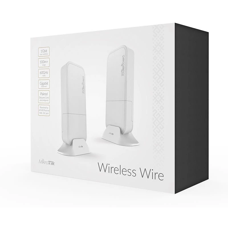 Mikrotik RBWAPG-60ADKIT Ponto de acesso sem fios 1000 Mbit/s Branco Power over Ethernet (PoE)