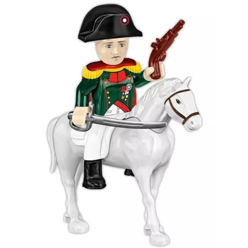 Conjunto de construção Cobi Napoleão Batalha de Moscovo 145 peças maquete histórica diorama