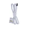 Ventoinha de caixa LIAN LI UNI FAN TL LCD 120mm ARGB - branco pack de 3