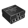 Mini switch Ethernet QOLTEC 52293 1x4 RJ45, splitter de rede não gerido 1 entrada 4 saídas