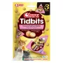 Comida húmida para gatos INABA Cat Churu Tidbits atum e salmão 3×12 g saquetas