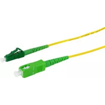 Logilink Professional - Cabo de patch - LC/APC Monomodo (M) para SC/APC Monomodo (M) - 20 m - 2 mm - Fibra ótica - Simplex - 9/125 micrómetros - G.657.A2/OS2 - Isento de halogéneos - Amarelo