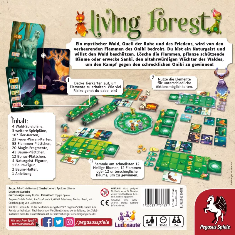 Living Forest, jogo de tabuleiro especialista jogo do ano 2022