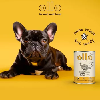 OLLO Pure Peru - Comida húmida para cães - 850g