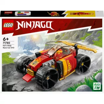 LEGO 71780 NINJAGO Carro de Corrida Ninja EVO 2em1 do Kai Brinquedo de Carro de Corrida para Modelo de Todo-o-Terreno Conjunto de Construção para Crianças, Rapazes e Raparigas a partir dos 6 Anos Aniversário