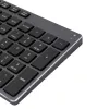 Teclado sem fios SBOX WK-131 US, design compacto em metal, layout US