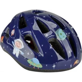 Capacete infantil fischer fahrrad Space XS/S preto (tamanho XS/S)