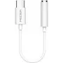 Adaptador de áudio jack PEDEA USB-C para tomada de auscultadores 3,5 mm, branco