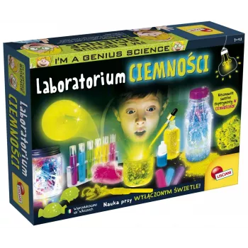 Conjunto educativo Liscianigiochi Im A Genius O laboratório da escuridão 304-PL83879 (caixa de ciências)