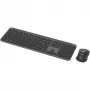 Logitech Signature schlank Combo MK950 - Conjunto de teclado e rato - 100% - Tamanho completo - Sem fios - Bluetooth 5,1 LE - AZERTY - Francês - Graphite (920-012485)