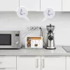 Extensão elétrica MACLEAN MCE394W — 3 tomadas, 3×USB 2,1A, 110–240V AC, 2500W, cabo de 1,5 m, branco