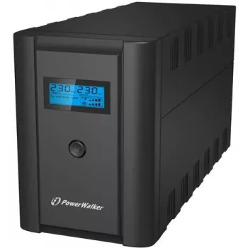 PowerWalker VI 2200 LCD/FR UPS (fonte de alimentação ininterrupta) dupla conversão