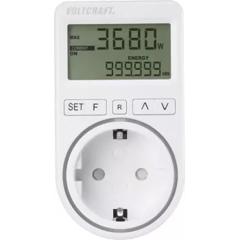 VOLTCRAFT SEM4500 medidor de consumo com previsão de custos, função de alarme, tarifa elétrica ajustável (VC-8235895)
