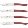 Berkel Conjunto de facas de bife 4 peças cor vermelha