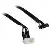 Inter-Tech Argus RS-06 conjunto de ventoinhas RGB, 3x 120 mm (120x120x25), RF, preto/branco