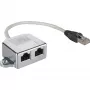 Wentronic Goobay Divisor de cabo (Network Doubler), adaptador em Y CAT - Cablagem 2 x CAT 5 Ethernet, blindado (68908)