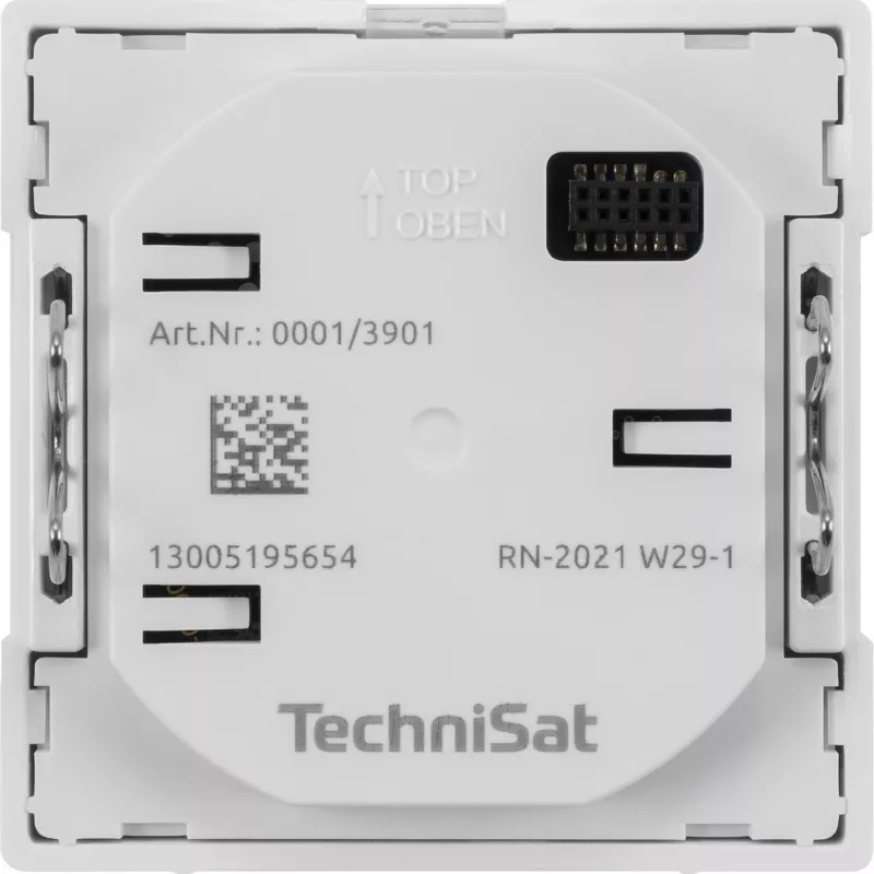 Rádio DAB TechniSat DigitRadio UP 55 - 2 x 2 Watt - Branco (0001/3901)