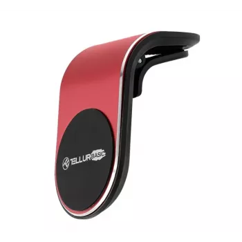 Suporte de telemóvel para automóvel Tellur MCM7 suporte magnético para saída de ar, vermelho