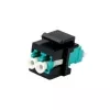 Adaptador Keystone de fibra ótica ROLINE LC/LC duplex, multimodo, OM3 (21.17.0001)